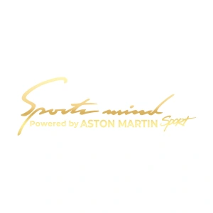 Sports Mind Aston Martini Sports Sticker 17x17 Cm Gold