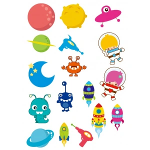 Uzay Sticker Set