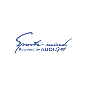 Sports Mind Audi Sports Sticker 17x17 Cm Mavi