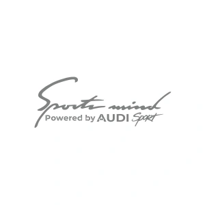 Sports Mind Audi Sports Sticker 17x17 Cm Gri