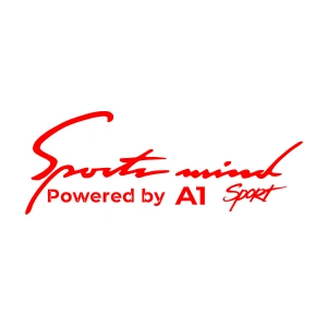 Sports Mind Audi A1 Sports Sticker 17x17 Cm Kırmızı