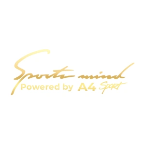Sports Mind Audi A4 Sports Sticker 17x17 Cm Gold