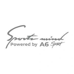 Sports Mind Audi A6 Sports Sticker 17x17 Cm Gri