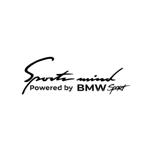 Sports Mind BMW Sports Sticker 17x17 Cm Siyah