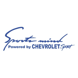 Sports Mind CHEVROLET Sports Sticker 17x17 Cm Mavi
