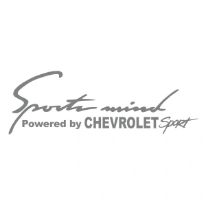 Sports Mind CHEVROLET Sports Sticker 17x17 Cm Gri