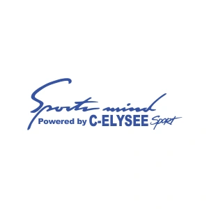 Sports Mind CITROEN C-ELYSE ESports Sticker 17x17 Cm Mavi