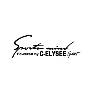 Sports Mind CITROEN C-ELYSE ESports Sticker 17x17 Cm Siyah