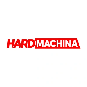Hard Machine Sticker 17x17 Cm Kırmızı