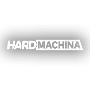 Hard Machine Sticker 17x17 Cm Beyaz