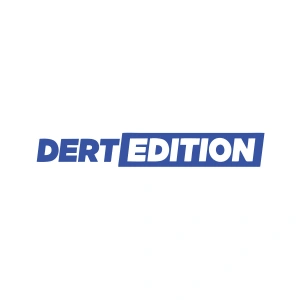 Dert Edition Oto Cam Sticker 17x17 Cm Mavi