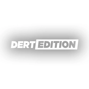 Dert Edition Oto Cam Sticker 17x17 Cm Beyaz