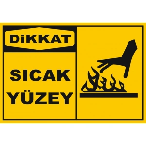 Sıcak Yüzey Sticker 20X28 Cm