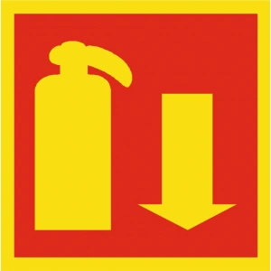 Yangın Hortumu 15x15 Cm Sticker