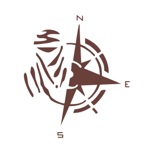 Dakar Pusula Sticker 17x17 Cm Kahverengi