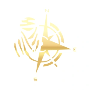 Dakar Pusula Sticker 17x17 Cm Gold