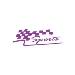 Sports Sticker 17x17 Cm Mor