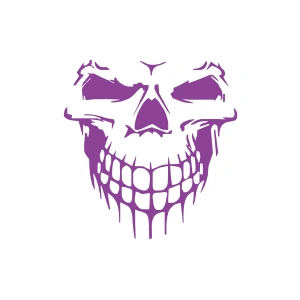 Kuru Kafa Sticker 17x17 Cm Mor