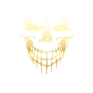 Kuru Kafa Sticker 17x17 Cm Gold