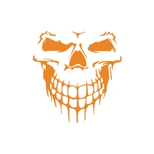 Kuru Kafa Sticker 17x17 Cm Turuncu