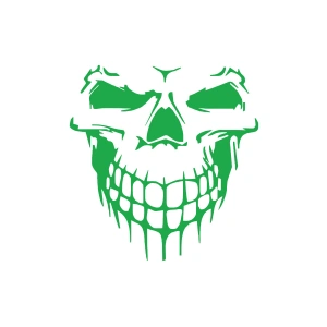 Kuru Kafa Sticker 17x17 Cm Yeşil