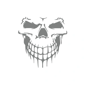 Kuru Kafa Sticker 17x17 Cm Gri