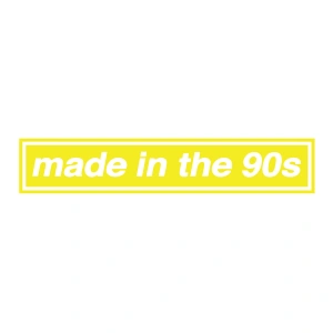 Made In the 90s Araba Stickeri 17x17 Cm Sarı