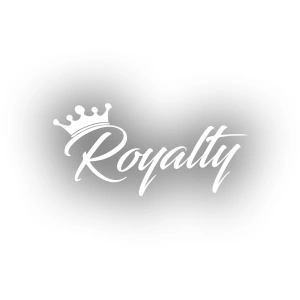 Royalty Araba Stickeri 17x17 Cm Beyaz