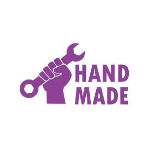 Hand Made Araba Stickeri 17x17 Cm Mor