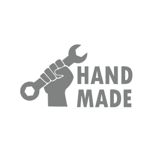 Hand Made Araba Stickeri 17x17 Cm Gri