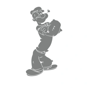 Temel Reis Araba Sticker 17x17 Cm Gri