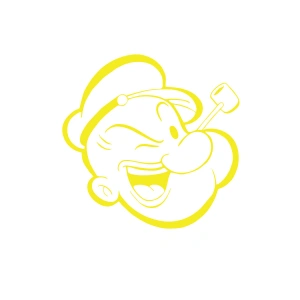 Temel Reis Araba Sticker 17x17 Cm Sarı