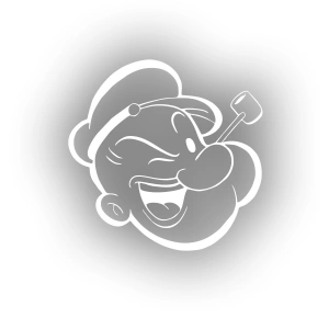 Temel Reis Araba Sticker 17x17 Cm Beyaz