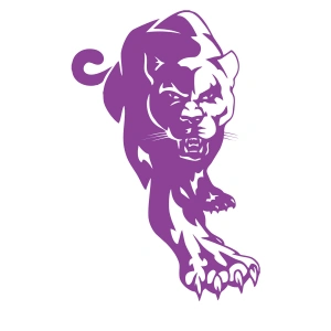 Panter Araba Sticker 17x17 Cm Mor