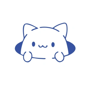 Kedi Araba Stickeri 17x17 Cm Mavi