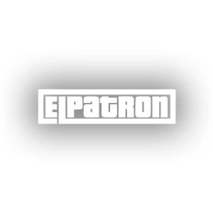 Elpatron Araba Sticker 17x17 Cm Beyaz