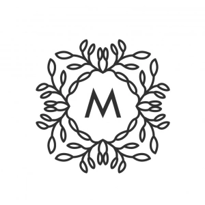 Kozalaklı ve Yapraklı Oval Etiket Kına Nişan Düğün 3x3 cm özel etiket / 50 adet sticker