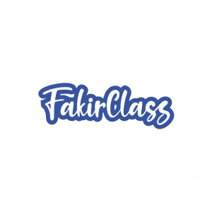 Fakir Class Araba Sticker 17x17 Cm Mavi
