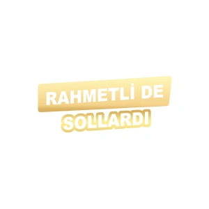Rametli de Sollardı Araba Sticker 17x17 Cm Gold