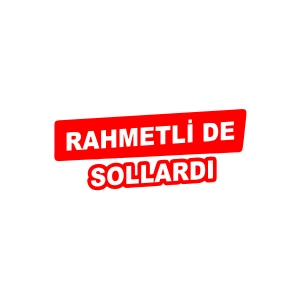 Rametli de Sollardı Araba Sticker 17x17 Cm Kırmızı
