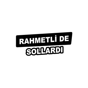 Rametli de Sollardı Araba Sticker 17x17 Cm Siyah