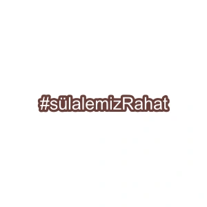 Sülalemiz Rahat Araba Sticker 17x17 Cm Kahverengi