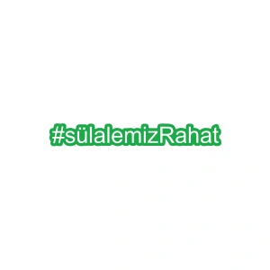 Sülalemiz Rahat Araba Sticker 17x17 Cm Yeşil