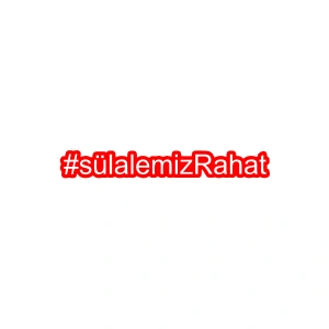 Sülalemiz Rahat Araba Sticker 17x17 Cm Kırmızı