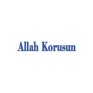 Allah Korusun Araba Sticker 17x17 Cm Mavi