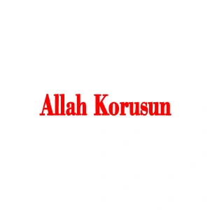 Allah Korusun Araba Sticker 17x17 Cm Kırmızı