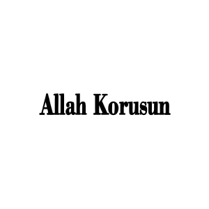 Allah Korusun Araba Sticker 17x17 Cm Siyah