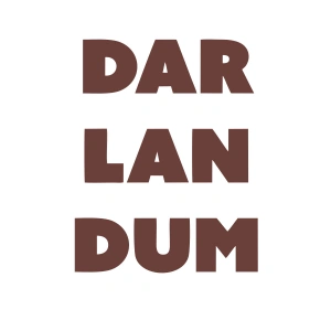 Darlandum Araba Sticker 17x17 Cm Kahverengi