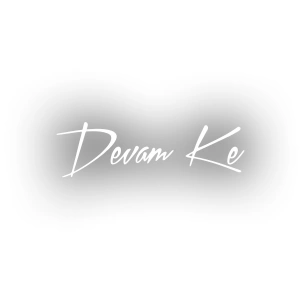 Devamke Araba Sticker 17x17 Cm Beyaz