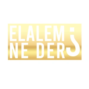 Elalem Ne Der Araba Sticker 17x17 Cm Gold
